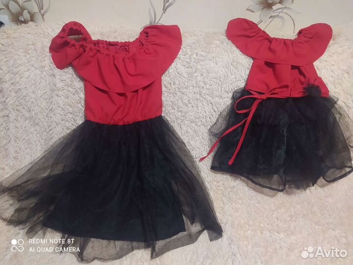 Платья family look