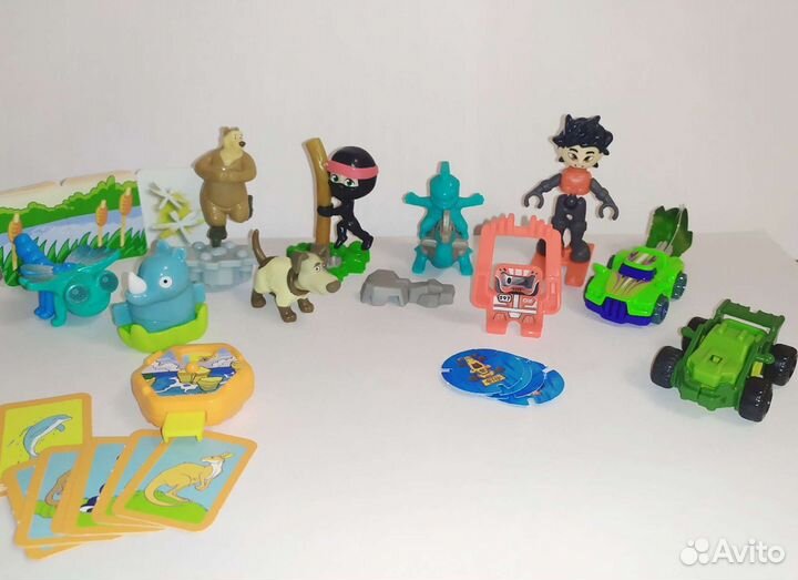 Игрушки киндер сюрприз, Маша и медведь