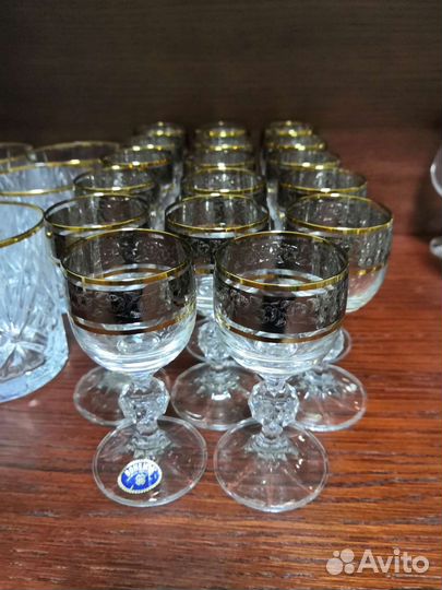 Рюмки, фужеры, бокалы Богемия