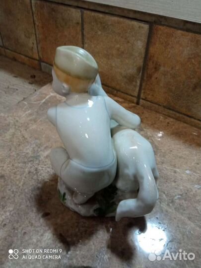 Юный пограничник статуэтка 57г СССР