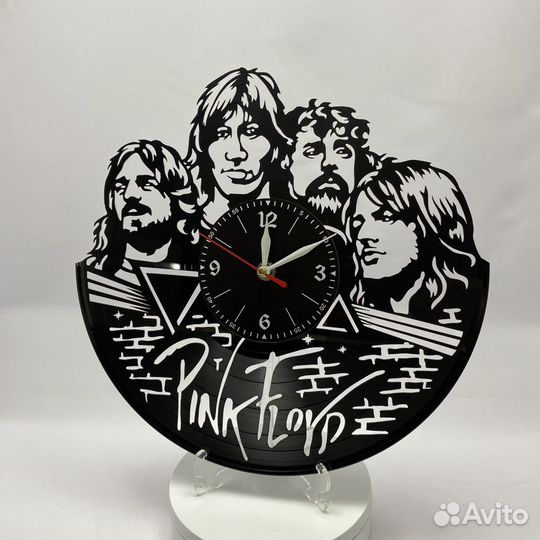 Группа Pink Floyd №1 часы из винила