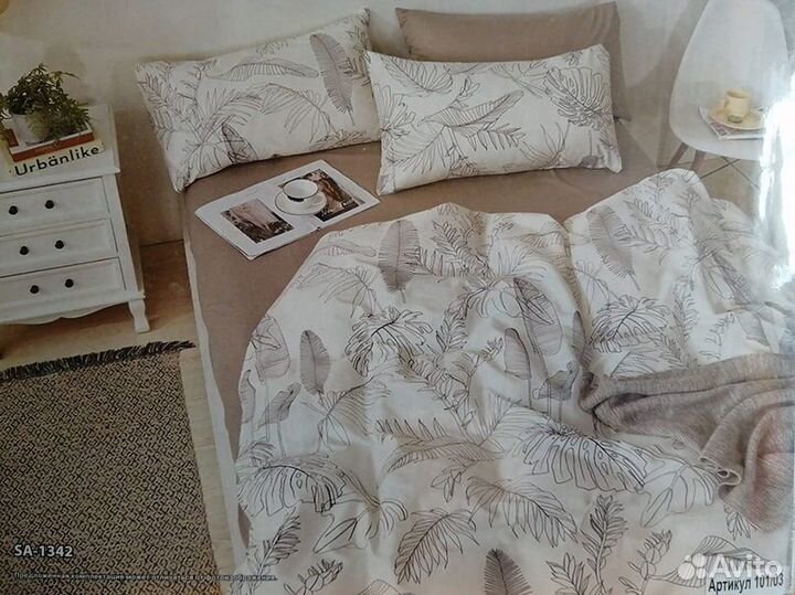 2сп комплект постельного белья с евро простынью