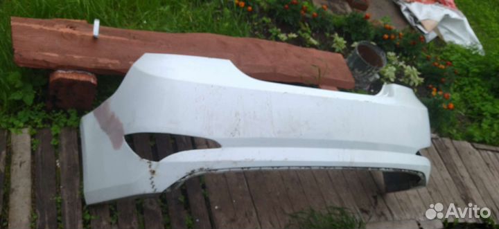 Бампер задний Hyundai Solaris седан рестайлинг