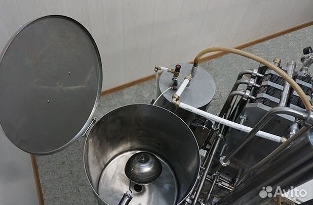 Проточный пастеризатор-охладитель молока