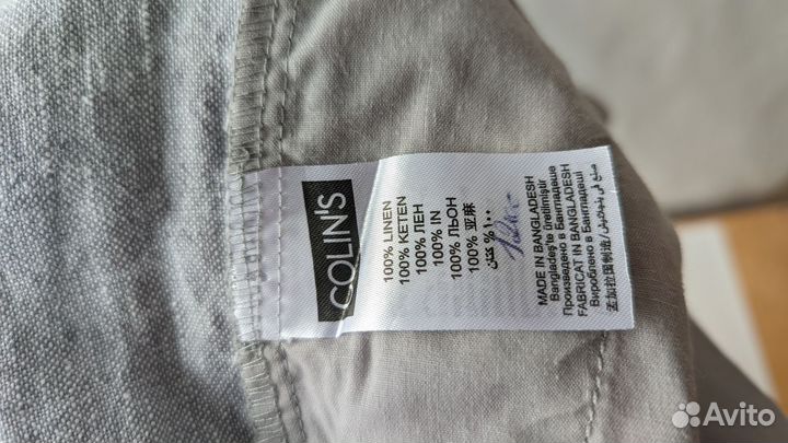 Брюки льняные мужские Collins w34l32