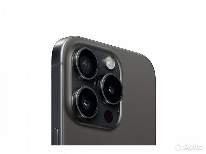 Смартфон Apple iPhone 15 Pro 128GB eSIM, Black Titanium (Черный)