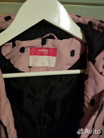 Куртка на девочку демисезонная 110