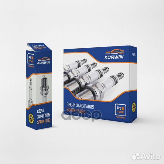 Свеча зажигания (аналог plzfr6A11S) Double Plat