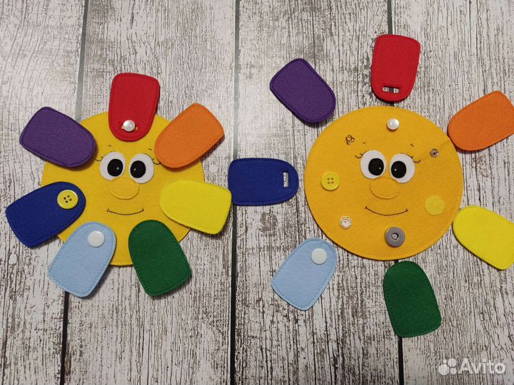 Развивающая игра из фетра 