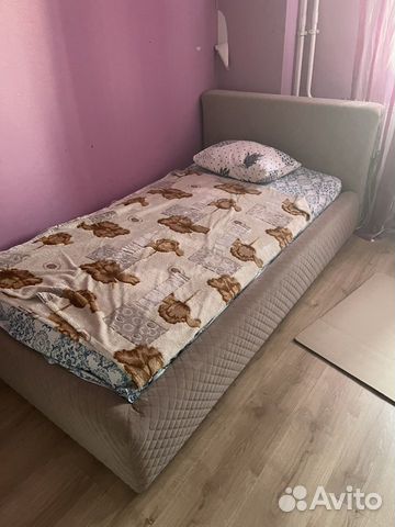 Кровать детская с изголовьем 200x120 с матрасом