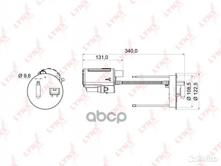 Фильтр топливный погружной nissan Teana(J32) 2
