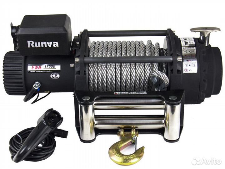 Лебедка для эвакуатора Runva EWN 17500 U 24V