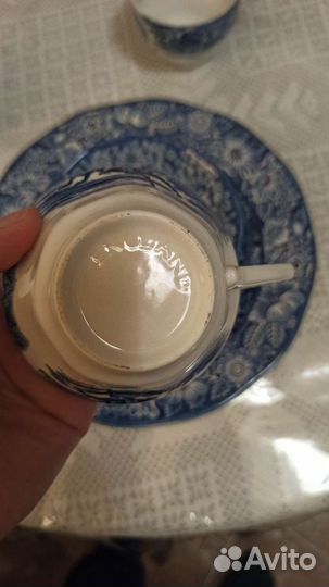 Тарелки Staffordshire Liberty Blue. Антиквариат