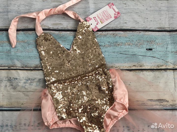 Боди нарядное для девочки в размерах 68, 74, 86