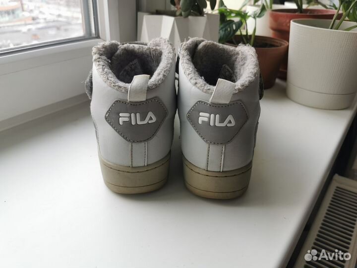 Кроссовки женские серебро fila 36 р