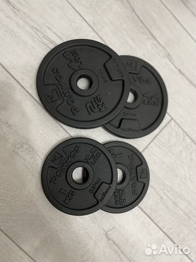 Гантели 16кг разборные