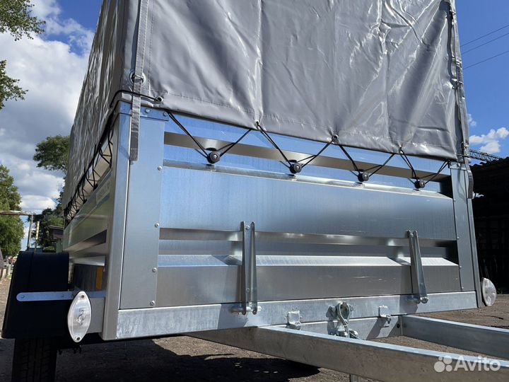 Прицеп легковой оцинкованный 2.25Х1.3 с тентом