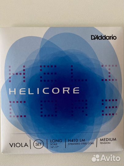 Набор струн для альта D'addario Helicore Viola