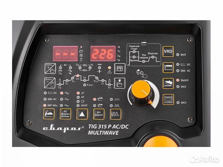 PRO TIG 315 P AC/DC multiwave (E202) Сварог