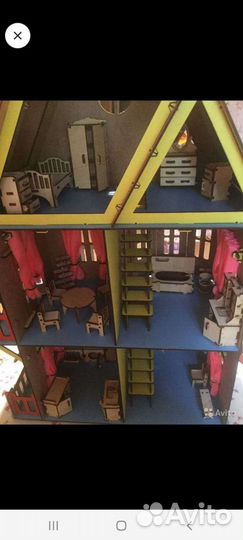 Большой кукольный домик