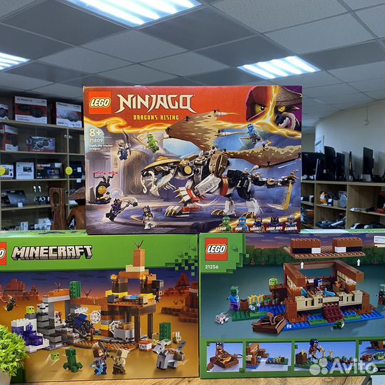 Наборы Lego minecraft и ninjago