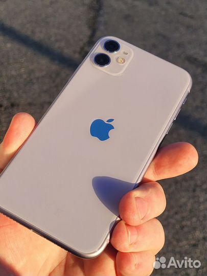 Телефон iPhone 11 64Gb Sim+E-Sim AKB84%