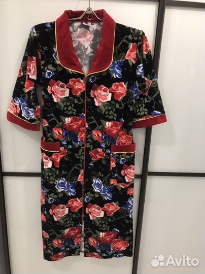 Халат женский новый.Размер 46-48,бархатистый