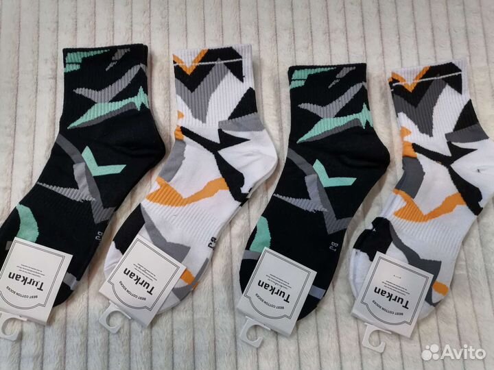 Носки подростковые с принтом