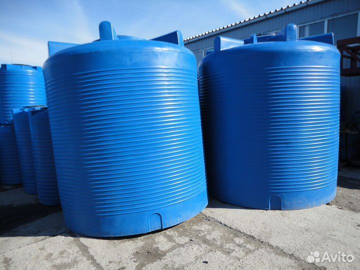 Емкость пластиковая 10000 л. для воды, дизеля