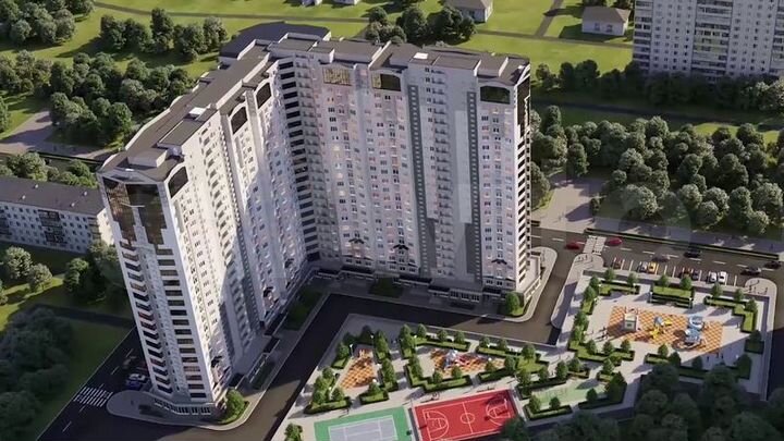 1-к. квартира, 41,8 м², 4/24 эт.