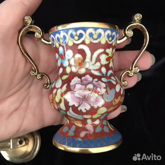 Старинная зажигалка вазочка клаузоне