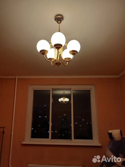 Люстра потолочная бу