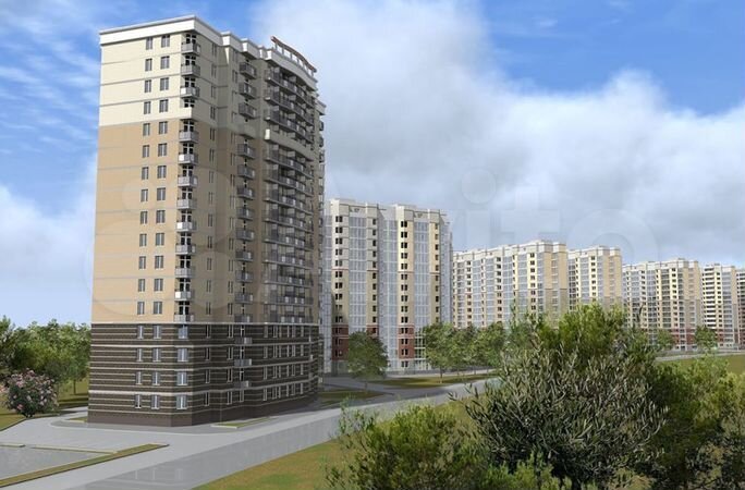2-к. квартира, 57,3 м², 5/17 эт.