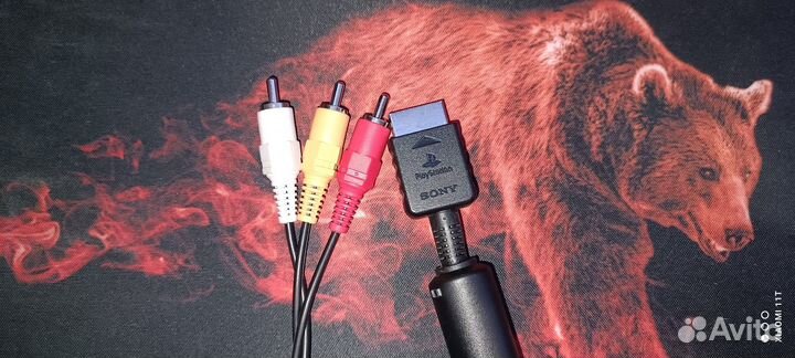 Переходник с тюльпанами для sony Play Station 3