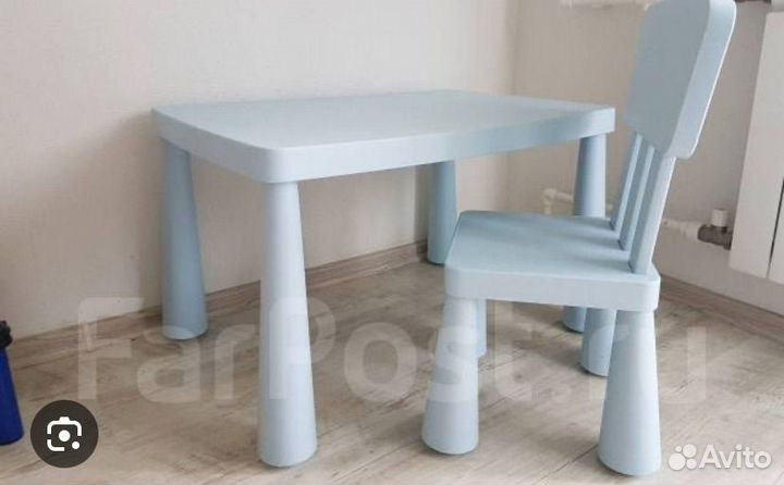 Стол и стул икеа