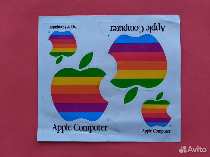 Винтажный наклейки Apple
