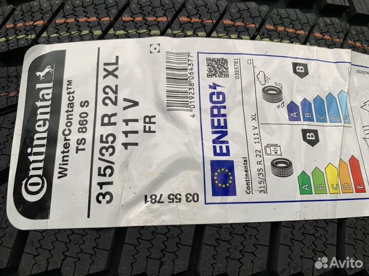 Continental ContiWinterContact TS 860S 315/35 R22 111V