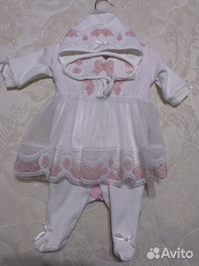 Платье боди для девочки