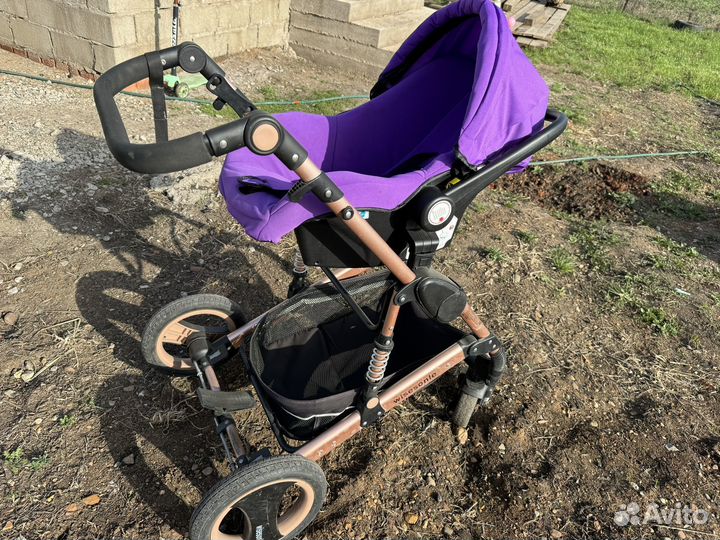 Детская коляска 3 в 1 коляска с автокреслом