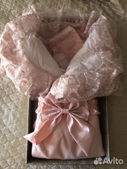 Конверт на выписку для девочки весна/осень