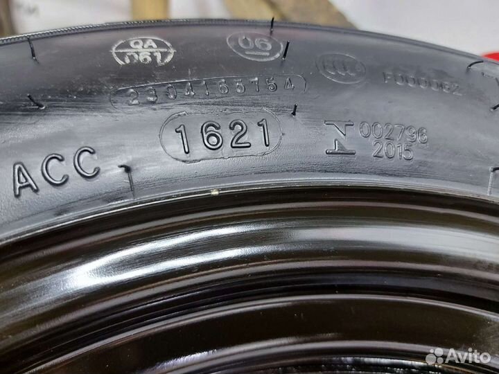 Запаска, докатка R15 4/100 цо 54.1