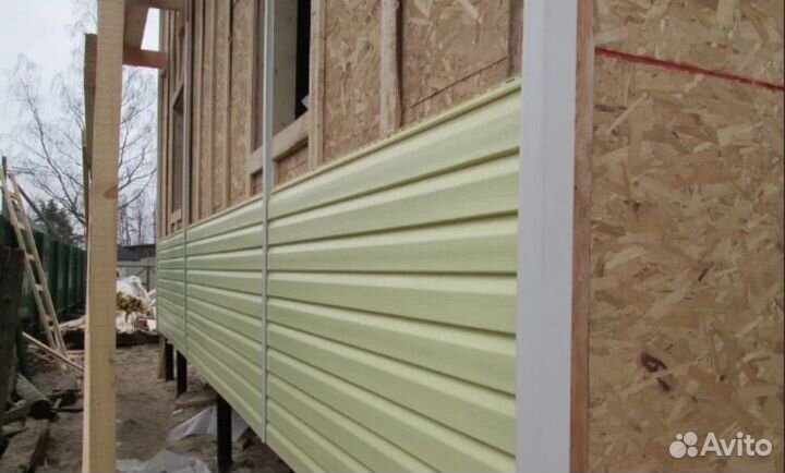Фасадные работы Сайдинг утепление домов