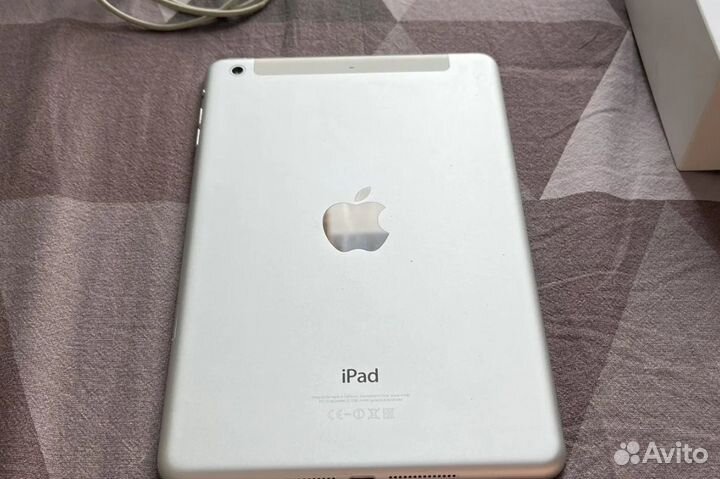 iPad mini Wi-fi+cellular блок + кабель в комплекте