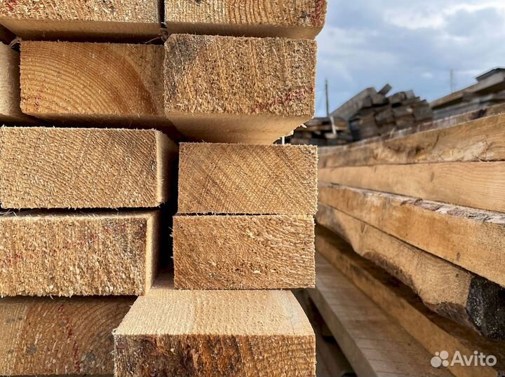 Доска обрезная 25х150