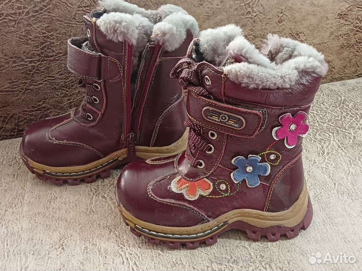 Детская обувь для девочек 28 зима