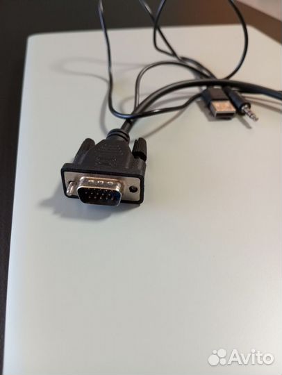 Конвертер с VGA на hdmi + звук и питание