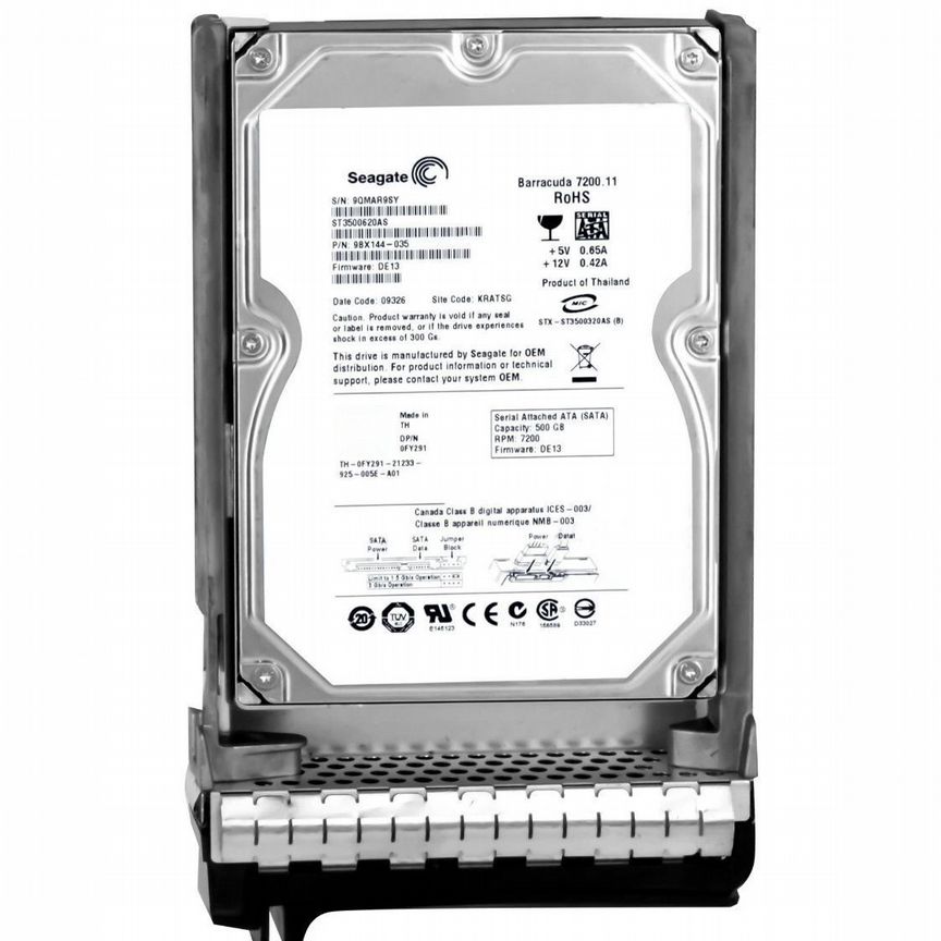 [FY291] Жесткий Диск Dell 500gb Sata2 3,5" Hdd Fy291