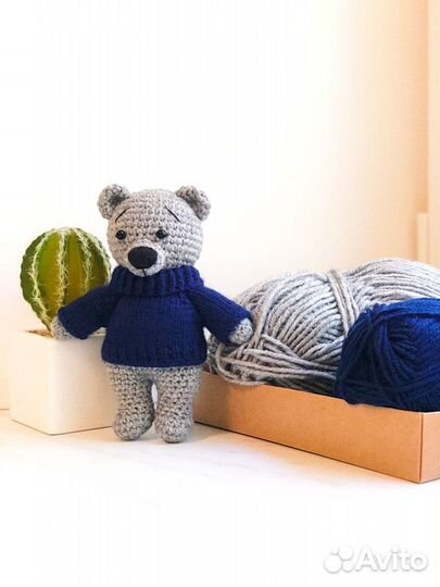 Вязаный мишка
