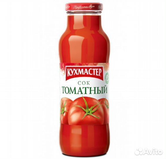 Опт - Сок Кухмастер Томатный с мякотью 700мл