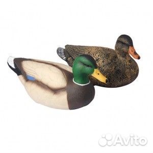 Чучела полевой кряквы, сминаемые Softplast, пара